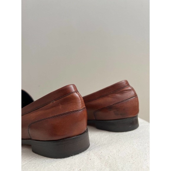 Cole Haan brown leather penny loafers shoes women’s 6 1/2 - Picture 3 of 5